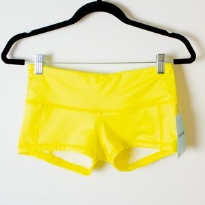 Bright Yellow Fleo Shorts